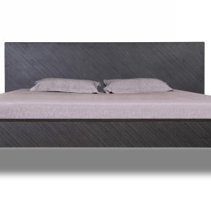 Modrest Gaige - Eastern King Modern Grey Elm Bed