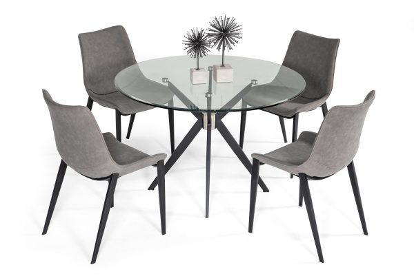 Modrest Dallas - Modern Black Dining Table - Image 5