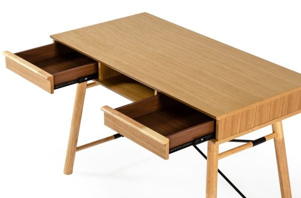 Modrest Casey - Modern Oak Office Desk - Image 4