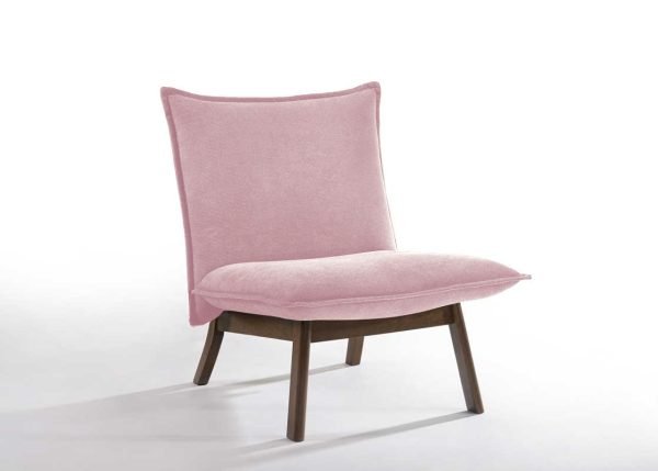 Modrest Gardner - Modern Pink Accent Chair
