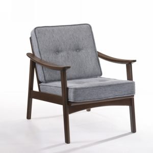 Modrest Andie - Modern Dark Grey Accent Chair
