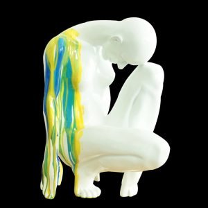 Modrest Modern Colorful Kneeling Sculpture