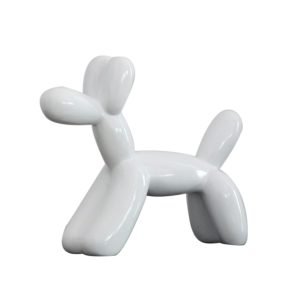 Modrest Modern White Balloon Dog Sculpture