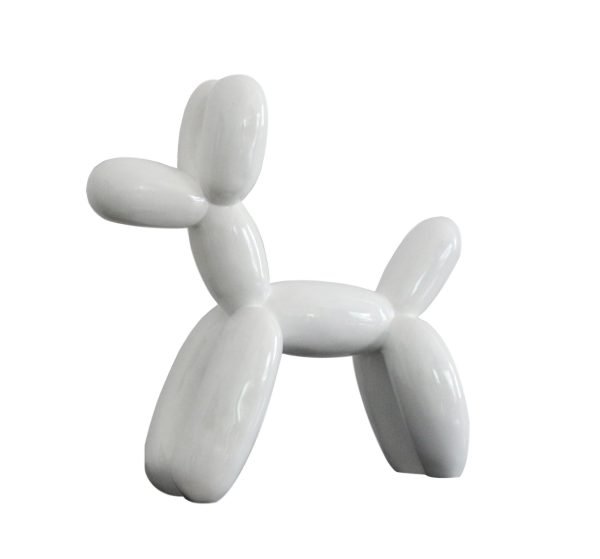 Modrest Modern White Large Balloon Dog Sculpture