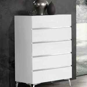 Nova Domus Angela - Italian Modern White Chest