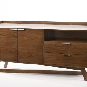 Modrest Jozy - Modern Marble & Walnut Buffet