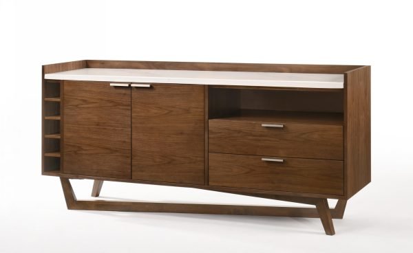 Modrest Jozy - Modern Marble & Walnut Buffet