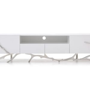 Modrest Legend - 87"-Wide Modern White TV Stand