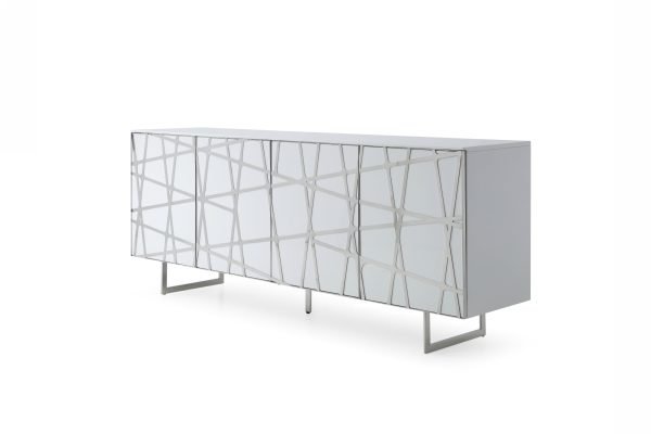 Modrest Kilson - Modern White Buffet - Image 2