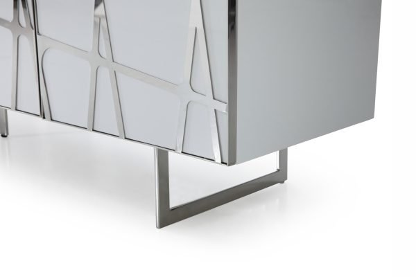 Modrest Kilson - Modern White Buffet - Image 5
