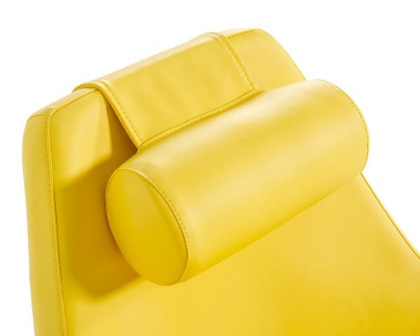Modern Kenora - Modern Yellow Eco-Leather Accent Chair - Image 4
