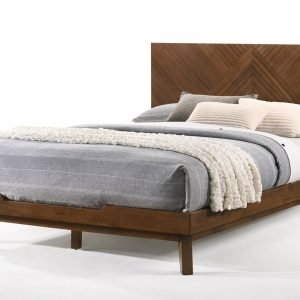 Queen Nova Domus Soren - Modern Walnut Bed