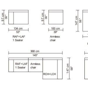 Divani Casa Paseo - Modern Grey Modular Sectional Sofa
