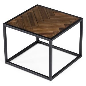 Modrest Pasada - Industrial Brown Acacia End Table