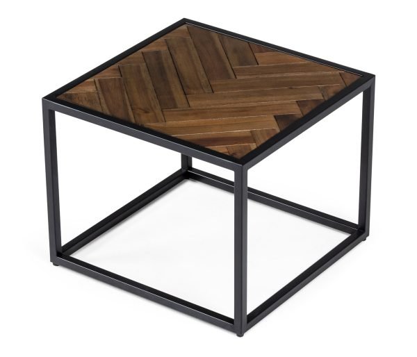 Modrest Pasada - Industrial Brown Acacia End Table