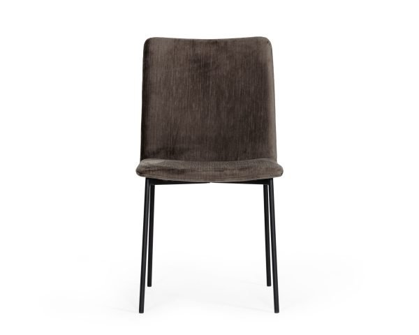 Modrest Maggie - Modern Black and Brown Dining Chair (Set of 2) - Image 3