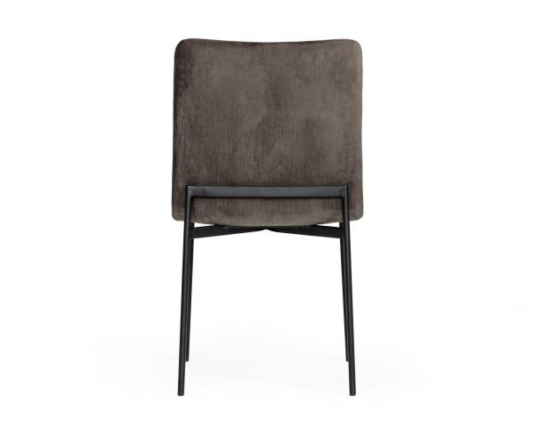 Modrest Maggie - Modern Black and Brown Dining Chair (Set of 2) - Image 5