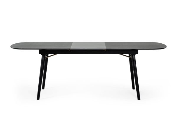 Modrest Addax - Modern Black Extendable Dining Table - Image 2