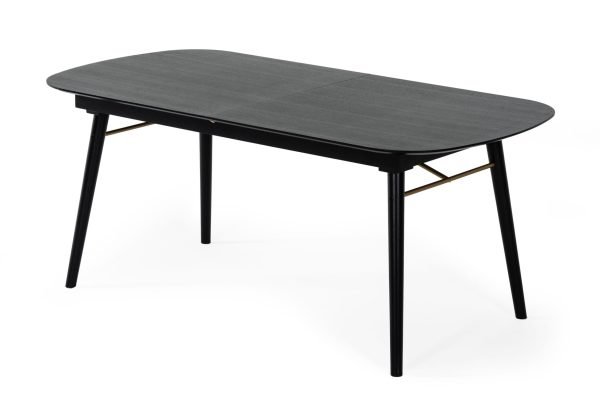Modrest Addax - Modern Black Extendable Dining Table - Image 3