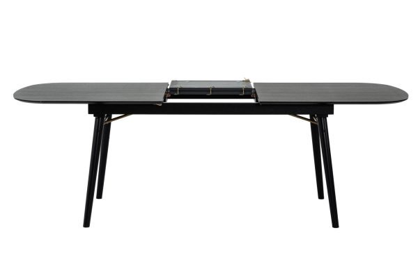 Modrest Addax - Modern Black Extendable Dining Table - Image 4