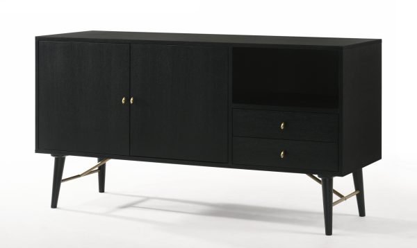Modrest Addax - Modern Black Ash Buffet