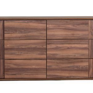 Nova Domus Asus - Italian Modern Walnut Dresser