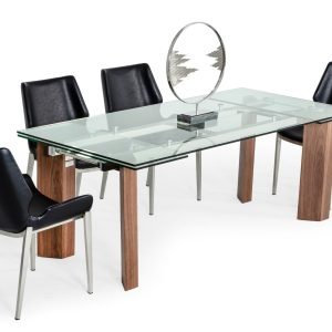 Modrest Helena -  Modern Extendable Glass Dining Table - Large
