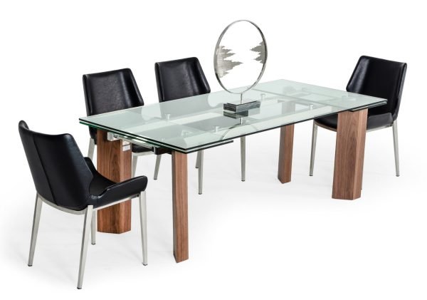 Modrest Helena -  Modern Extendable Glass Dining Table - Large
