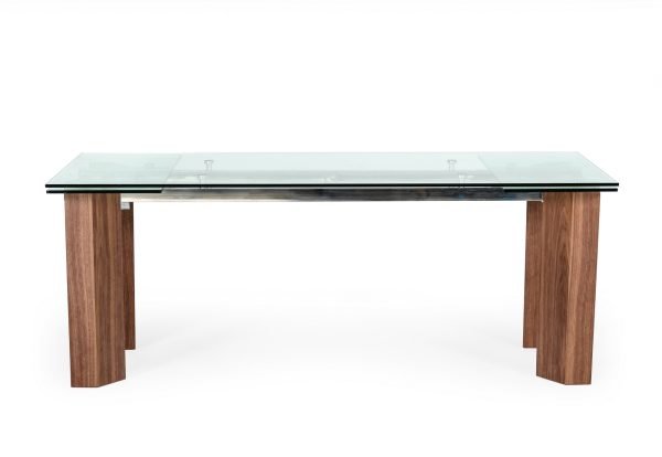 Modrest Helena -  Modern Extendable Glass Dining Table - Large - Image 5