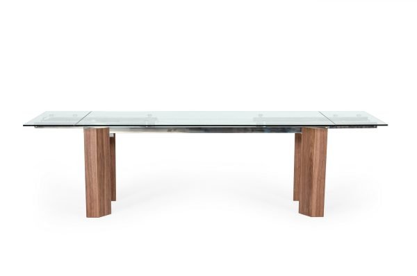 Modrest Helena -  Modern Extendable Glass Dining Table - Large - Image 3