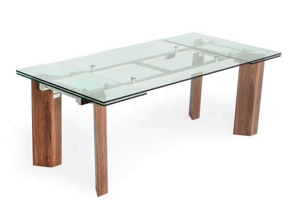 Modrest Helena -  Modern Extendable Glass Dining Table - Large - Image 4