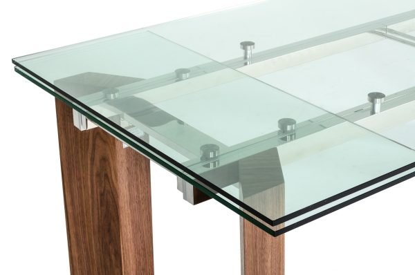 Modrest Helena -  Modern Extendable Glass Dining Table - Large - Image 2