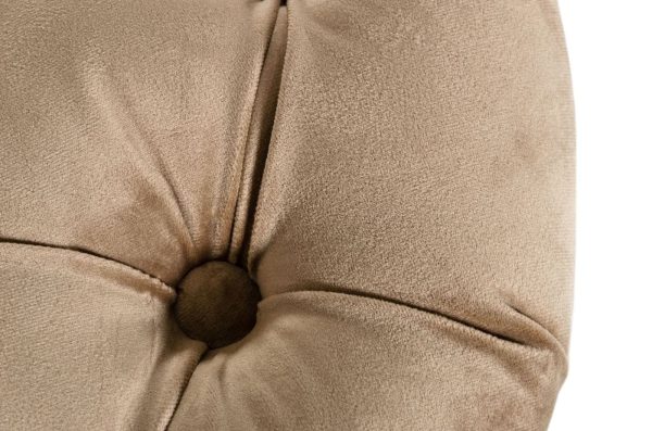 Divani Casa Murdoch - Glam Beige and Gold Fabric Sofa - Image 4