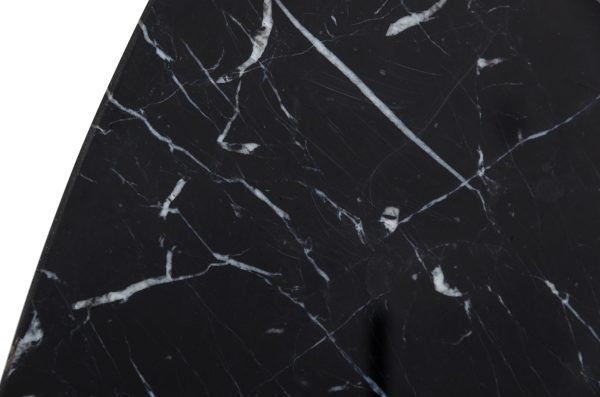Modrest Kowal - Glam Black Marble Dining Table - Image 3