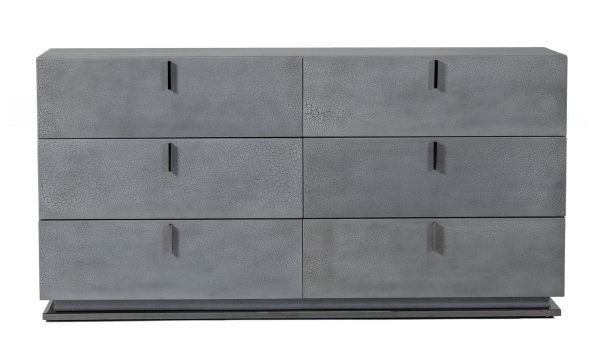 Modrest Buckley - Modern Grey Crackle Dresser