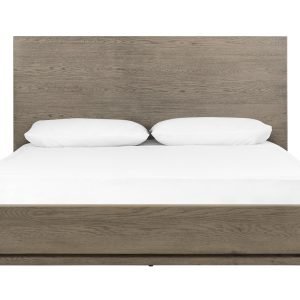 Modrest Samson - Eastern King Contemporary Grey and Silver Bed