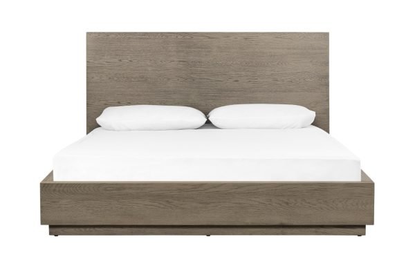 Modrest Samson - Eastern King Contemporary Grey and Silver Bed