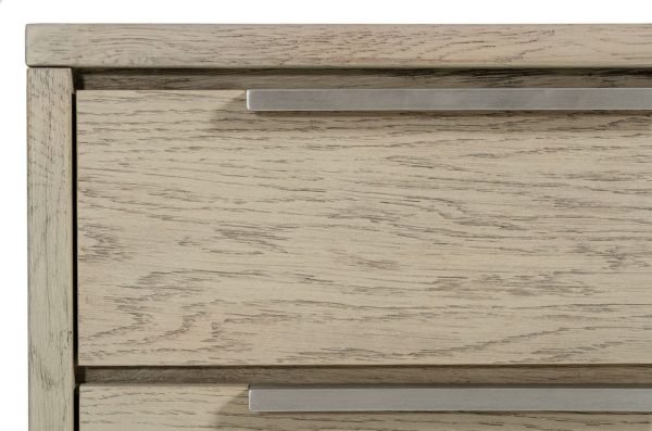 Modrest Samson - Contemporary Grey and Silver Nightstand - Image 5