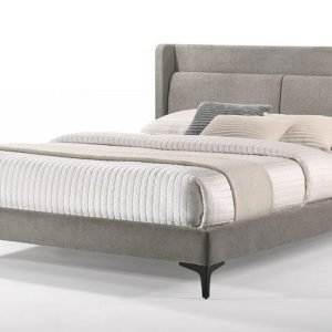 Modrest Paula - California King Mid-Century Grey Upholstered  Bed