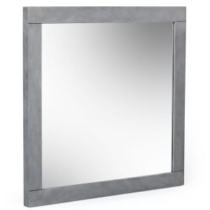 Modrest Buckley - Modern Grey Crackle Mirror