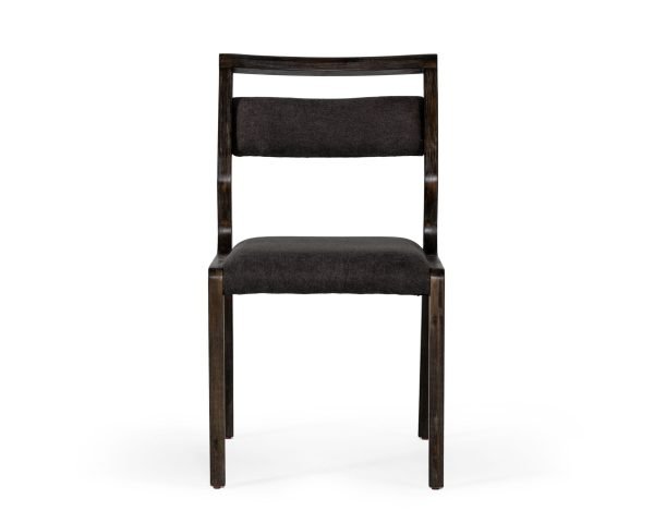 Modrest Roger - Mid-century Acacia & Brown Dining Chair (Set of 2) - Image 3