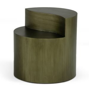 Modrest Avocet- Modern Grey End Table