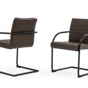 Modrest Ivey - Modern Brown Dining Chair (Set of 2)