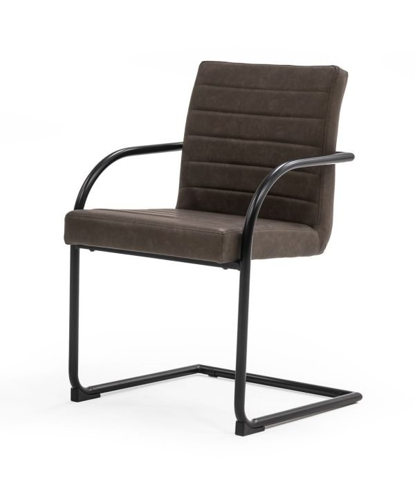 Modrest Ivey - Modern Brown Dining Chair (Set of 2) - Image 2