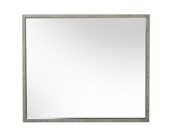 Nova Domus Boston - Modern Faux Concrete Mirror