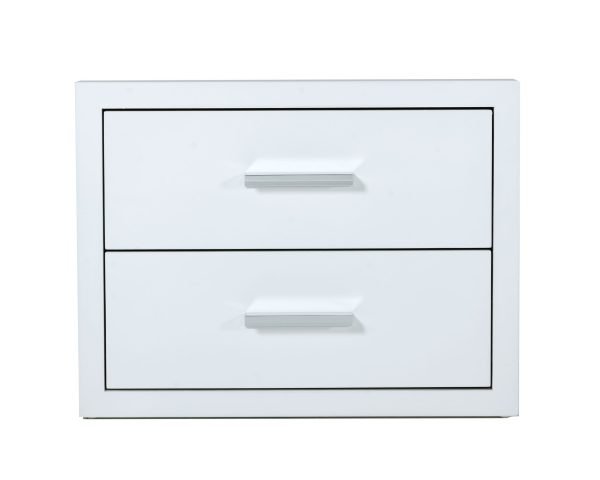 Modrest Adan - Modern White Nightstand - Image 4