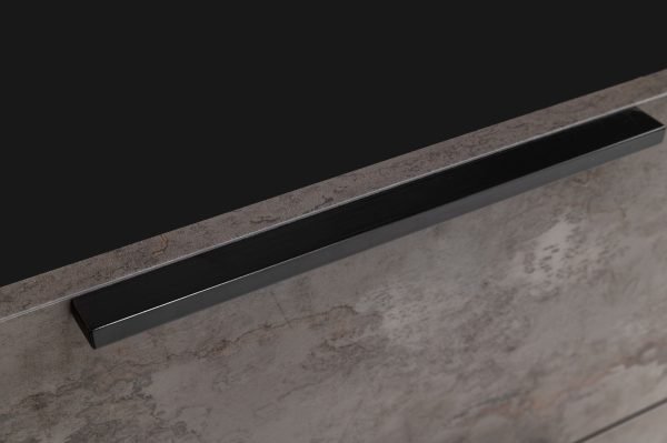 Nova Domus Ferrara - Modern Volcano Oxide Grey Nightstand - Image 2
