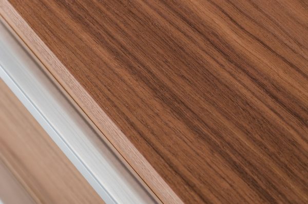Modrest Heloise - Contemporary Walnut & Stainless Steel Dresser - Image 3
