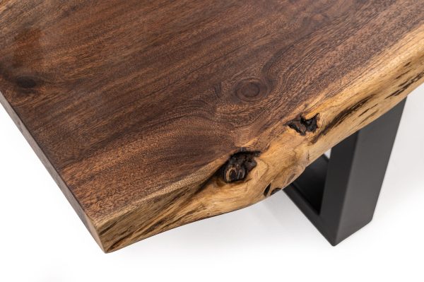 Modrest Taylor - X-Large 102" Modern Live Edge Dining Bench - Image 5