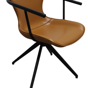 Modrest Maureen - Modern Camel & Black Dining Chair